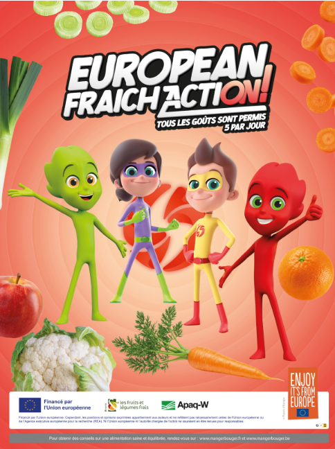 European Fraich’Action! donne rendez-vous aux familles pour (re)découvrir les fruits et légumes frais à La Ferme Expo à Tours